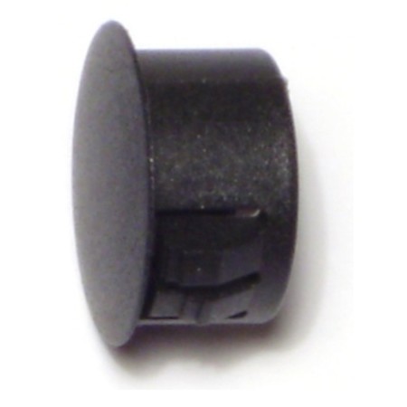 Midwest Fastener 5/8" Black Nylon Plastic Flush Head Hole Plugs 10PK 69468